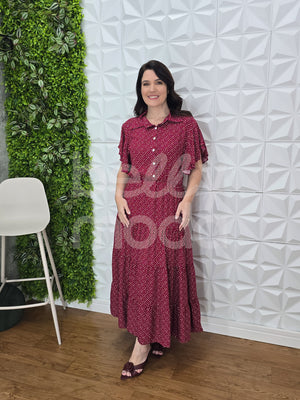 Vestido Midi Lorena Liso em Viscolinho Casual e Elegante