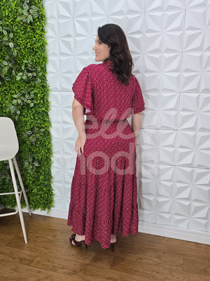 Vestido Midi Lorena Liso em Viscolinho Casual e Elegante