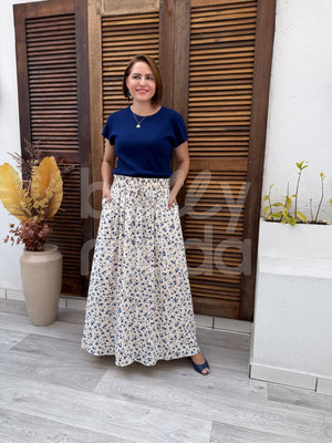 Saia Drika com Bolso Max Midi