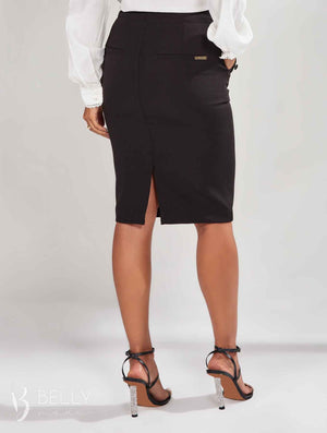 Saia Alfaiataria Preta