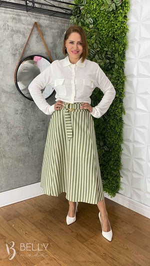 Saia Aline Godê Linho