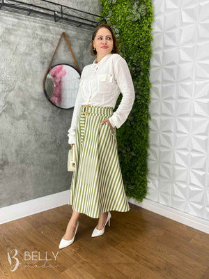 Saia Aline Godê Linho