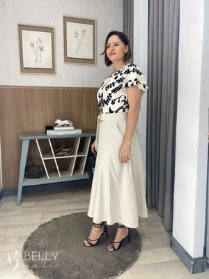 Saia Aline Godê Linho