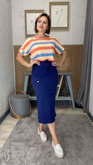 Saia Helena Midi Fenda