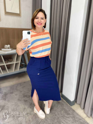 Saia Helena Midi Fenda