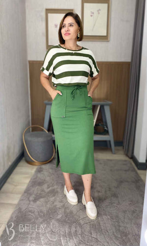 Saia Helena Midi Fenda