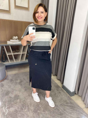 Saia Helena Midi Fenda