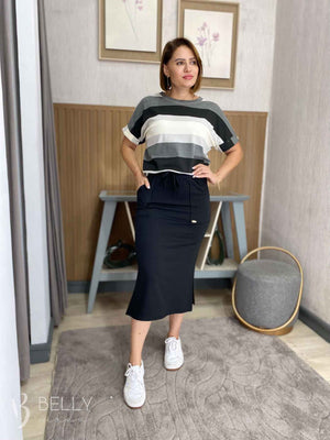 Saia Helena Midi Fenda