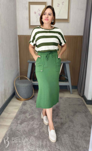 Saia Helena Midi Fenda