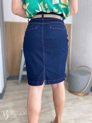 Saia Jeans Azul