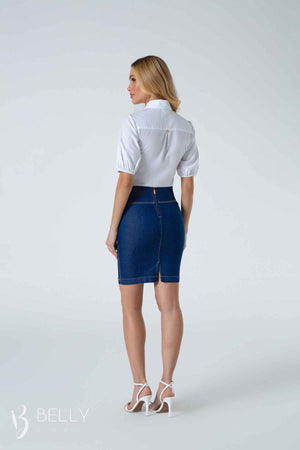 Saia Lápis Jeans