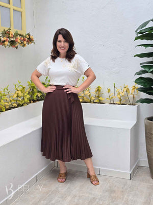 Saia Larissa Plissada Envelope