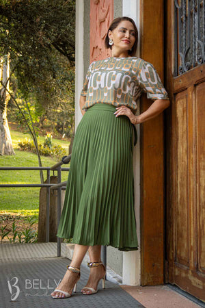 Saia Larissa Plissada Envelope