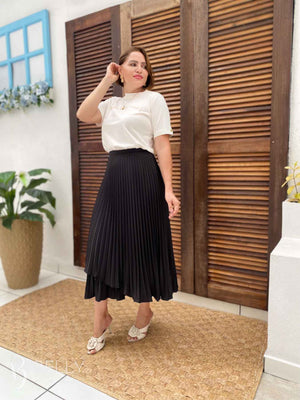 Saia Larissa Plissada Envelope