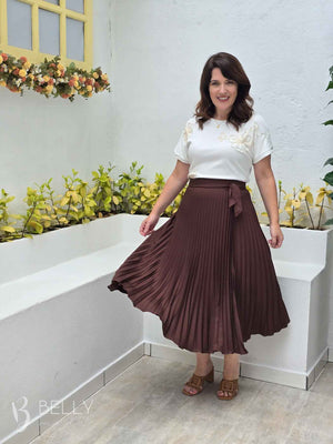 Saia Larissa Plissada Envelope