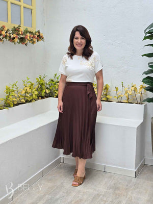 Saia Larissa Plissada Envelope
