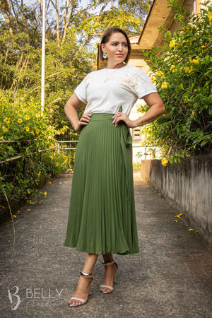 Saia Larissa Plissada Envelope
