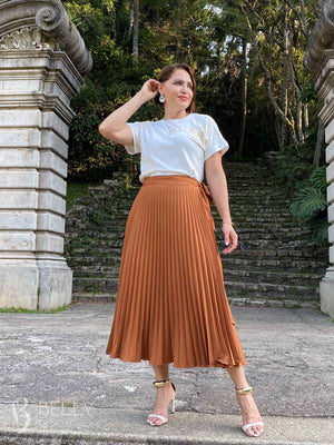 Saia Larissa Plissada Envelope