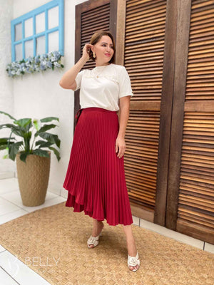 Saia Larissa Plissada Envelope