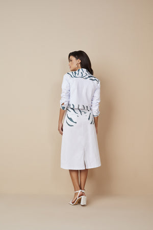 Saia Sarja Evase C/estampa