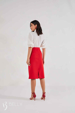 Saia Semi Evase Alfaiataria