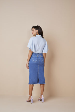 Saia Sereia Jeans