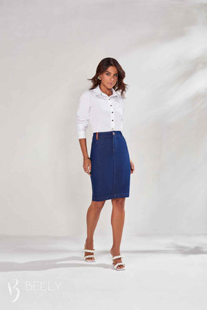 Saia Tradicional Jeans