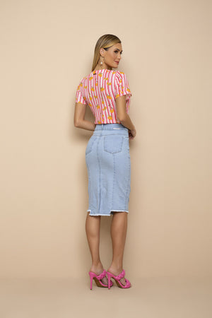 Saia Tradicional Jeans