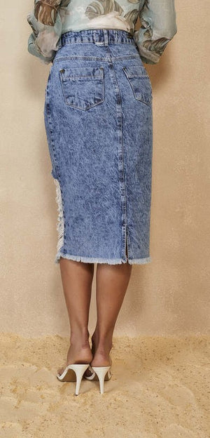 Saia Tradicional Jeans