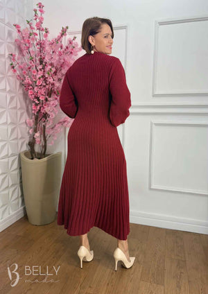 Vestido Alexia em Tricô Mousse