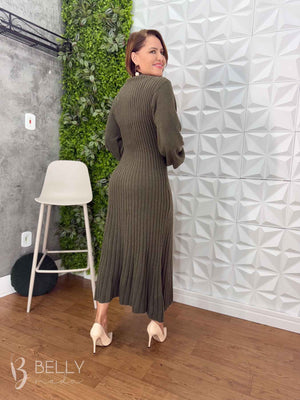 Vestido Alexia em Tricô Mousse