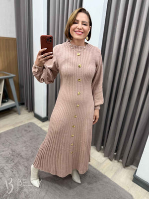 Vestido Alexia em Tricô Mousse