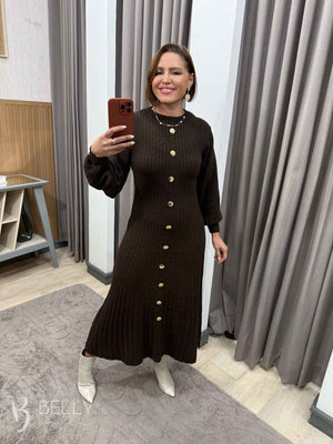 Vestido Alexia em Tricô Mousse