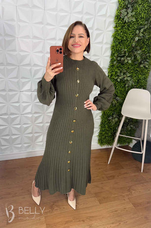 Vestido Alexia em Tricô Mousse