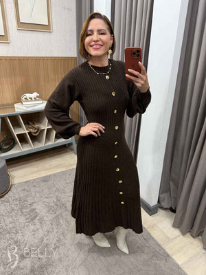 Vestido Alexia em Tricô Mousse