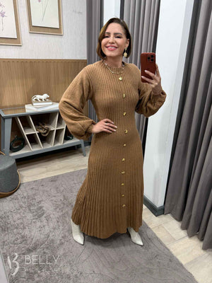 Vestido Alexia em Tricô Mousse