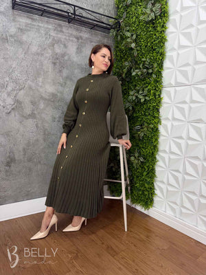 Vestido Alexia em Tricô Mousse