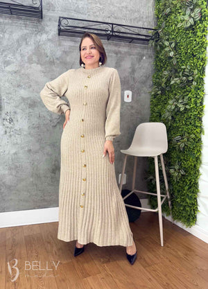 Vestido Alexia em Tricô Mousse