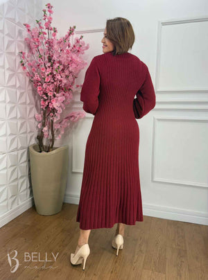 Vestido Alexia em Tricô Mousse