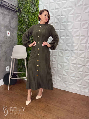 Vestido Alexia em Tricô Mousse