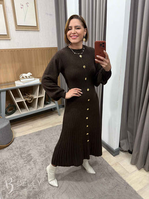 Vestido Alexia em Tricô Mousse