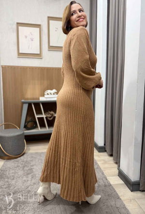 Vestido Alexia em Tricô Mousse