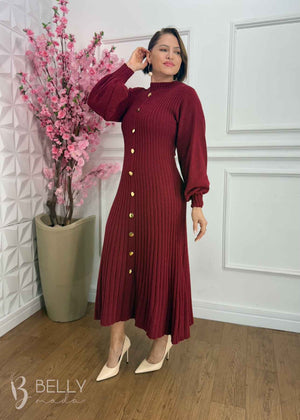 Vestido Alexia em Tricô Mousse