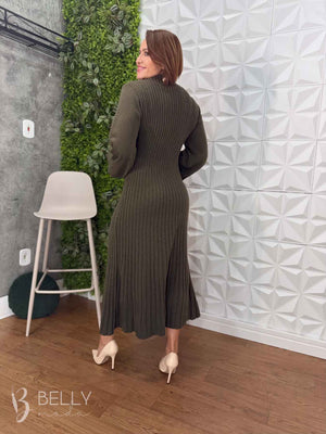 Vestido Alexia em Tricô Mousse