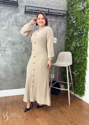 Vestido Alexia em Tricô Mousse