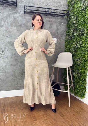 Vestido Alexia em Tricô Mousse