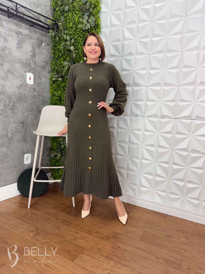 Vestido Alexia em Tricô Mousse