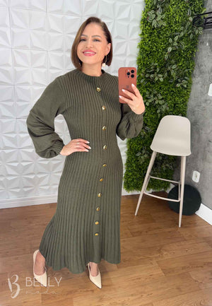 Vestido Alexia em Tricô Mousse
