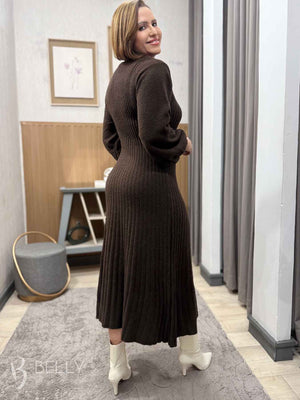 Vestido Alexia em Tricô Mousse