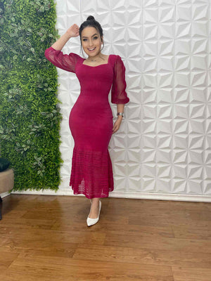 Vestido Ana Júlia Sino em Tricô Modal